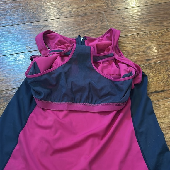 Ruby Ribbon Pink Racerback Tank Top size says 42 - Picture 8 of 9